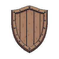 wooden shield