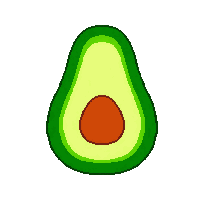 avocado half
