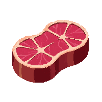 raw steak