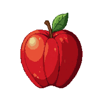 red apple
