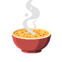 soup bowl steaming
