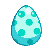 teal monster egg