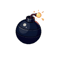 bomb round black midnight