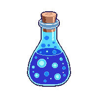 bubbling acid bottle midnight