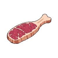 cooked meat on bone midnight