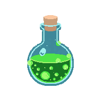 green poison flask midnight