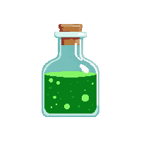 green poison vial midnight