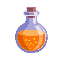 orange strength flask midnight