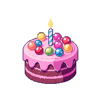 whole birthday cake midnight