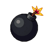 bomb round black