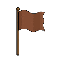 brown flag