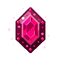 ruby brooch