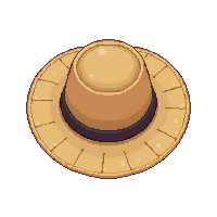 straw farmer hat