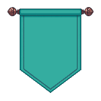teal banner