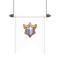 white banner