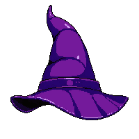 wizard hat purple