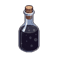 black cursed bottle