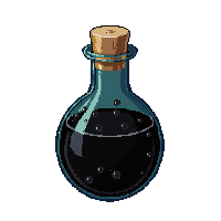 black cursed vial