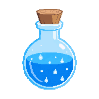 blue mana flask