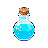 frost blue vial