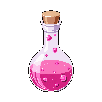 pink love bottle