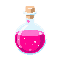 pink love flask