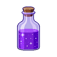 purple magic bottle