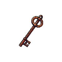 rusty key