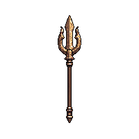 bronze trident
