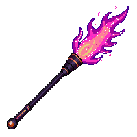 demonic staff