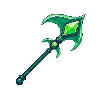 emerald halberd