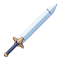 silver katana