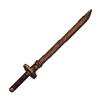 wooden katana