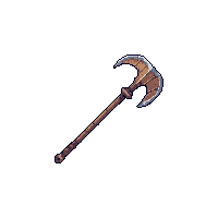 wooden scythe