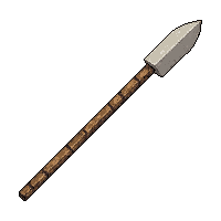 wooden spear