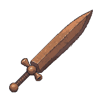 wooden sword