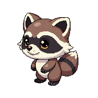 raccoon baby