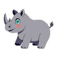 rhinoceros baby