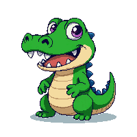 alligator chibi