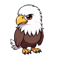 bald eagle chibi