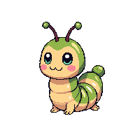 caterpillar chibi
