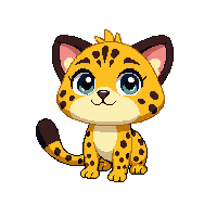 cheetah chibi
