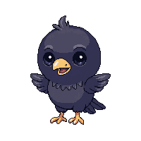 crow chibi