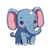 elephant chibi