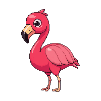 flamingo chibi