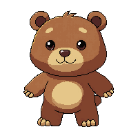 grizzly bear chibi