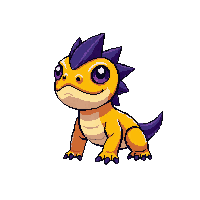 horned lizard chibi