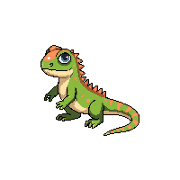iguana chibi