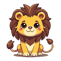lion chibi