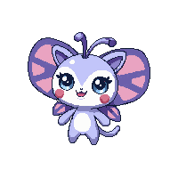 luna moth chibi